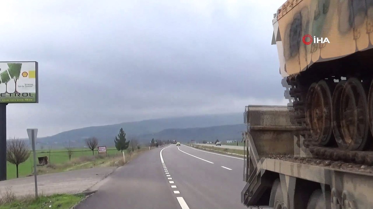 Fırat’ın doğusuna fırtına obüs, tank, zırhlı personel taşıyıcı sevkıyatı