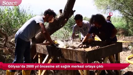 下载视频: 2600 yıl öncesine ait sağlık merkezi ortaya çıktı