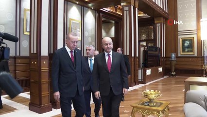 Cumhurbaşkanı Erdoğan, Iraklı mevkidaşı ile görüştü
