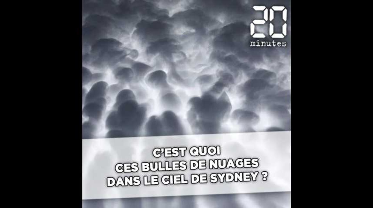 C'est quoi ces bulles de nuages dans le ciel de Sydney ?