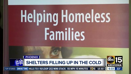 Shelters at capacity amid freezing temperatures