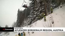 Autriche : spectaculaire sauvetage en montagne