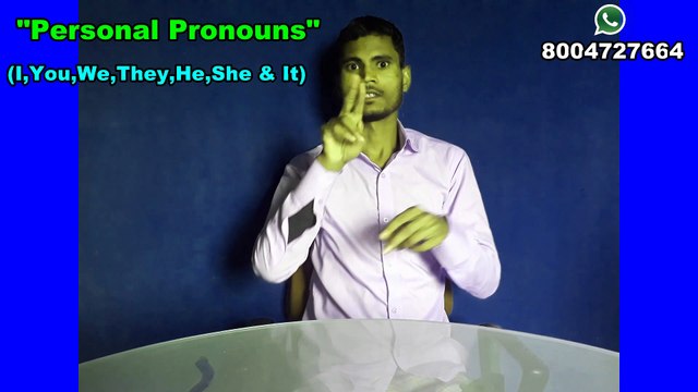 Learn English Grammer Day-1 (Personal Pronouns)
