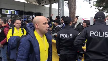 Fenerbahçe kafilesi, Antalya'ya geldi