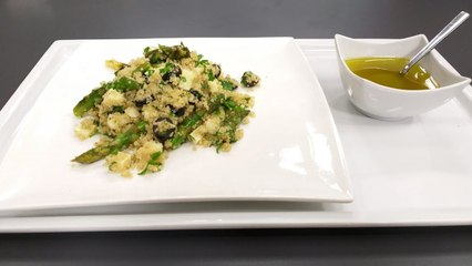 Rreze Dielli, 01 Janar 2019 - Të Gatuajmë me Znj. Vjollca P1 Sallate me kuinoa dhe Asparag