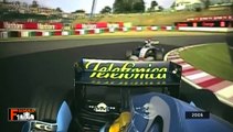 Raikkonen VS Fisichella Suzuka 2005 commentated by Matteo Pittaccio