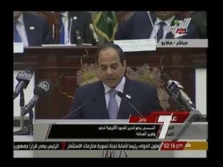 الرئيس السيسي لـ قادة أفريقيا : الارهاب أصبح أداة لتمزيق الدول و تشوية الدين وعلينا مواجهتة بحسم