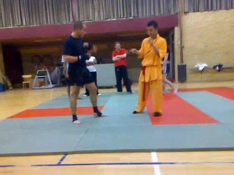 Martial Arts Sanda, Sanshou Throw by Shaolin Monk in Apeldoorn
