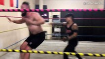 Pro Wrestling Training Clip (Calder McColl x RJ Santos)