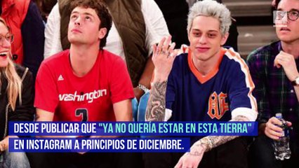 Pete Davidson se presenta por primera vez después de inquietante publicación en Instagram