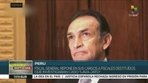 Perú: coloca de nuevo fiscal a jueces destituidos del caso Lava Jato