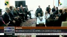 Se reúne presidente brasileño con Mike Pompeo