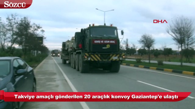 Suriye sınırına askeri sevkiyat devam ediyor