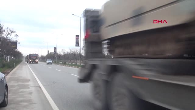 Gaziantep Suriye Sınırına Askeri Sevkiyat