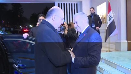 TBMM Başkanı Yıldırım, Irak Cumhurbaşkanı Salih ile Görüştü