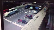 Câmera mostra ação de ladrão que furtou bicicleta no Centro