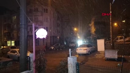 Edirne Trakya'da Kar Etkili Olmaya Başladı - 1