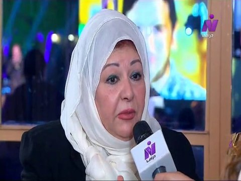 لقاء مع الفنانه عفاف شعيب فى حفل تكريم نجوم الدراما 2018