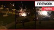 New Years Eve firework smashes into house and explodes | SWNS TV