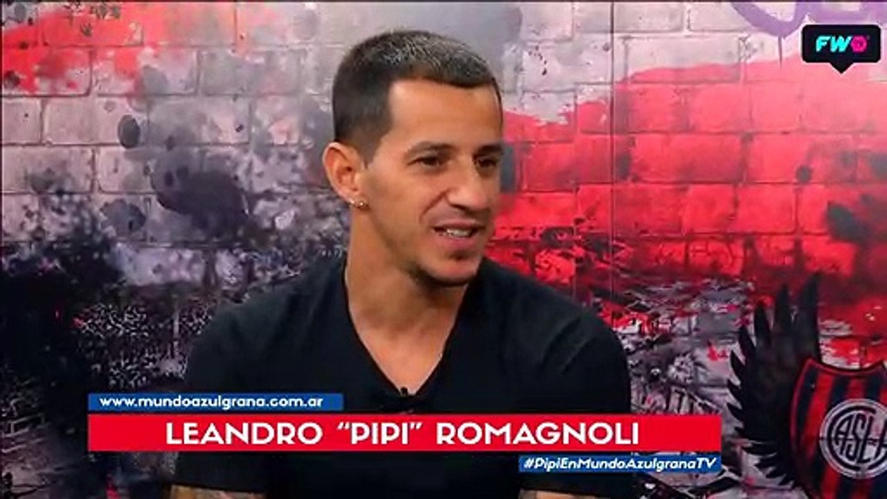 El Pipi Romagnoli contó cómo vive los partidos desde afuera del plantel