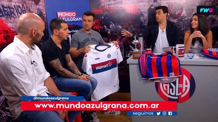 Silas, Beto Acosta y Zabaleta le mandaron su afectuoso saludo al Pipi Romagnoli