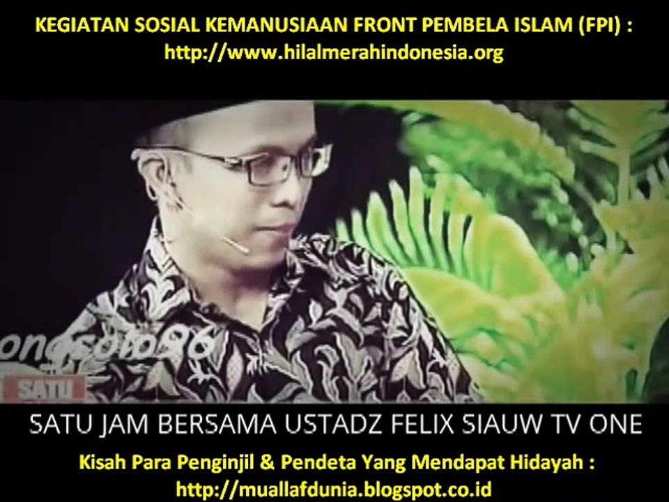 [206] MASYA ALLAH.. KISAH UST. FELIX MENDAPAT HIDAYAH ISLAM SETELAH BERDEBAT TENTANG KEBENARAN ISLAM..