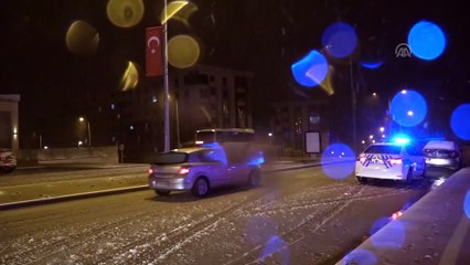 Çanakkale'de kar yağışı