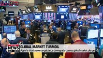 Global stocks plunge after shock sales warning