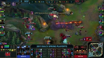EU LCS Spring Playoffs - mid teamfight