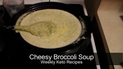 Cheesy Broccoli Soup Weekly Keto Recipes