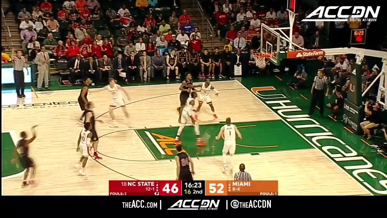 NC State vs Miami Basketball Highlights (2018-19)