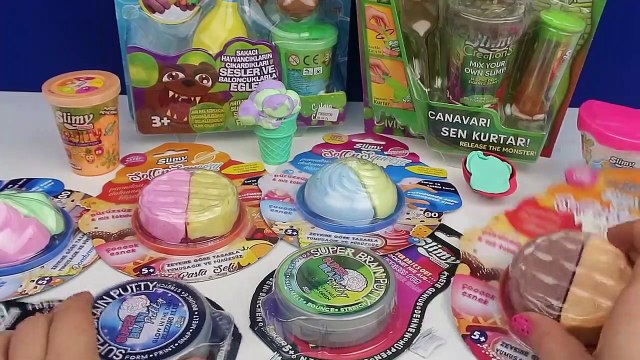 Slimy Koleksiyonu Slimy Sürpriz Challenge Slimy' den Hamburger Squishy Yaptım Bidünya Oyuncak
