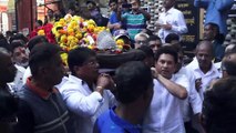 Sachin Tendulkar, Vinod Kambli Attend Childhood Coach Ramakant Achrekar Last Rites