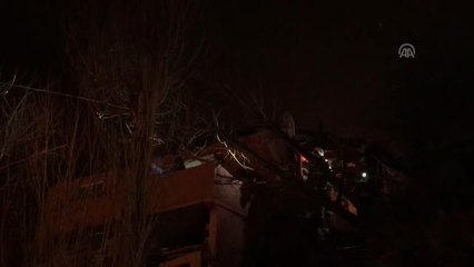 Kocaeli'de Rüzgarın Etkisiyle Ağaç Devrildi