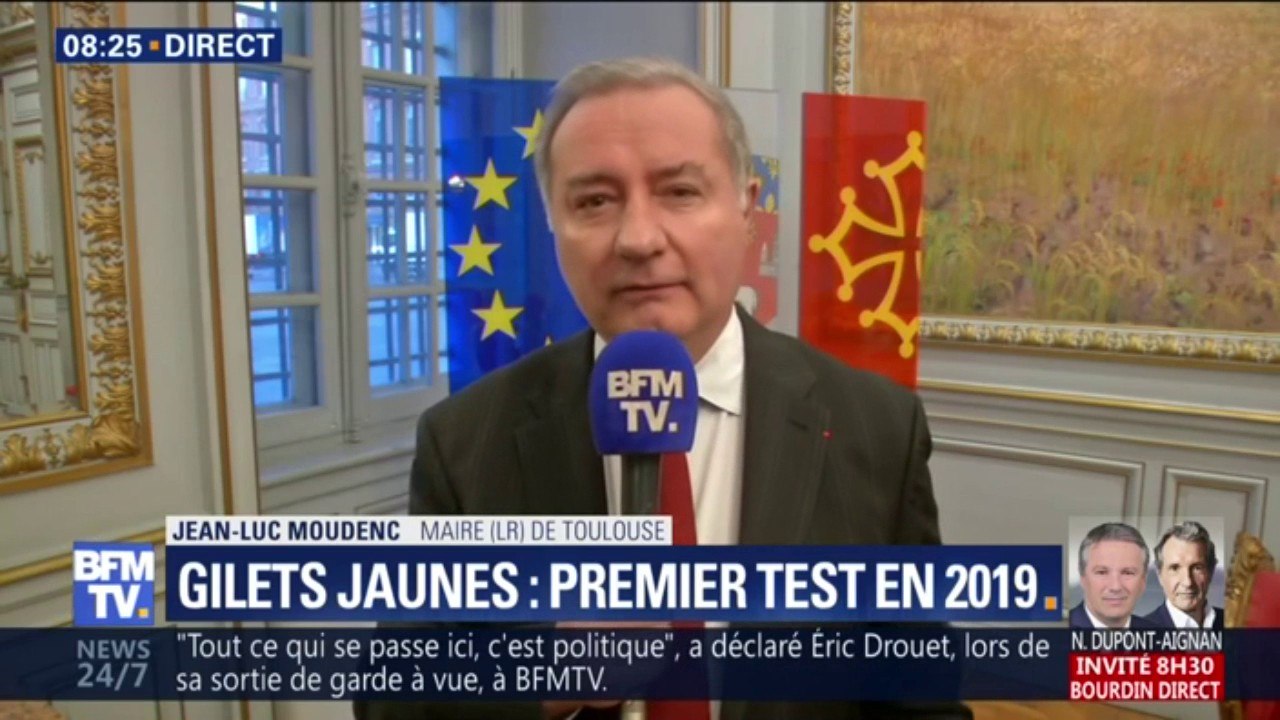 Le maire de Toulouse se dit "extrêmement inquiet" pour la manifestation de gilets jaunes ce samedi