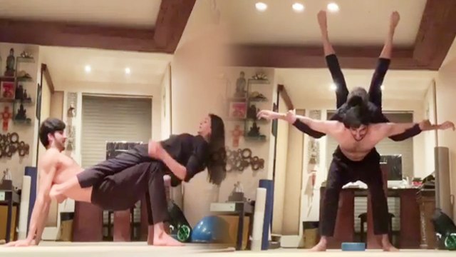 Sushmita Sen shares Romantic Couple Workout video for BF Rohman Shawl; Watch here| Boldsky