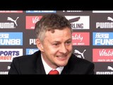 Newcastle 0-2 Manchester United - Ole Gunnar Solskjaer Post Match Press Conference - Premier League