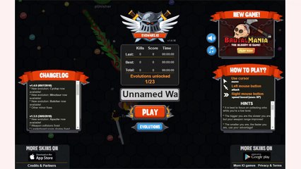 Evowars.io - Free Online .IO MMO Fighting Game - Evolve Your Warrior