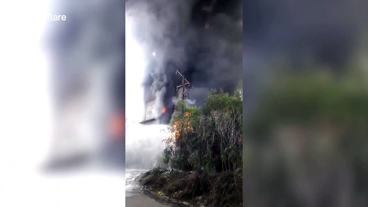 Major fire breaks out at chemical factory in west-central Indian state