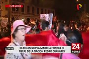 Centro de Lima: nueva marcha contra Pedro Chávarry se llevó a cabo