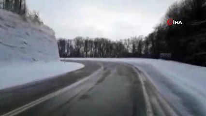 Kırklareli’nde kar yağışı