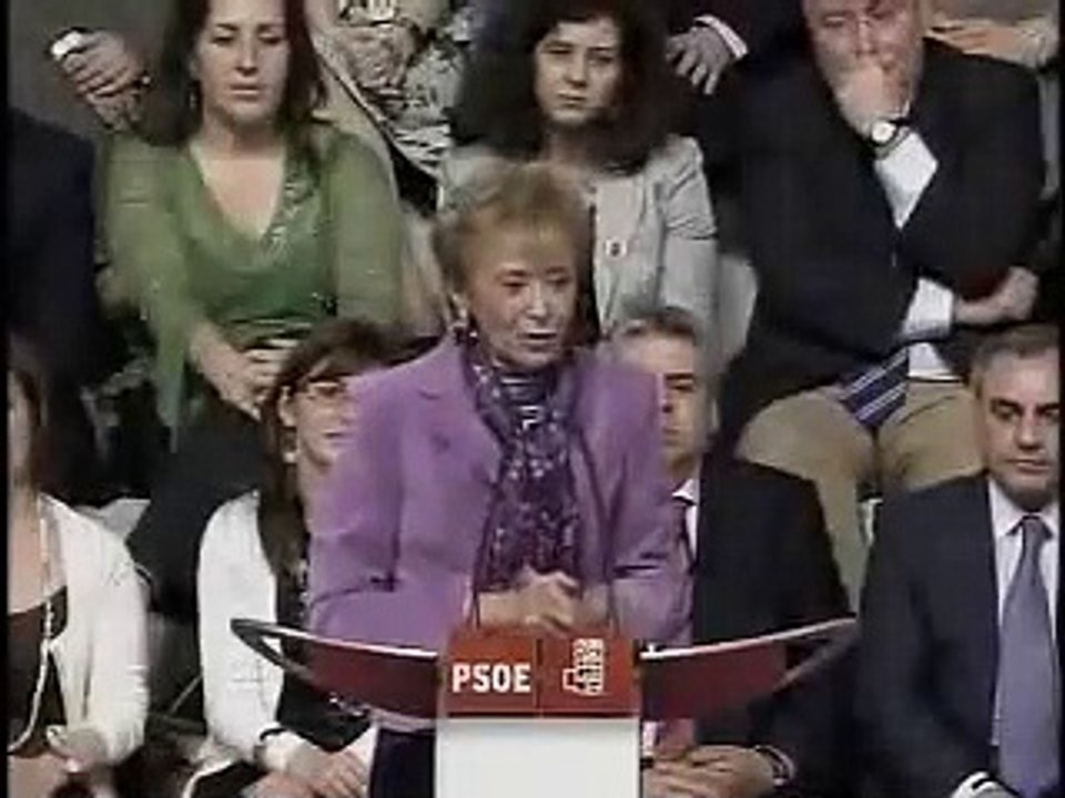 María Teresa Fernández de la Vega en 2007: "En el 2010 habrá AVE en Extremadura"