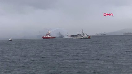 İstanbul- Pendik'te Gemi Yangını