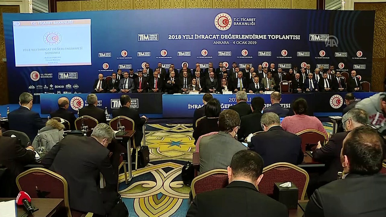 Pekcan: '2018'de ihracatımız yüzde 7,1 artarak 168,1 milyar dolar olarak gerçekleşmiş bulunmaktadır' - ANKARA