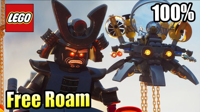 The LEGO Ninjago Movie Videogame - Ninjago City Downtown 100% Guide (All Collectibles)