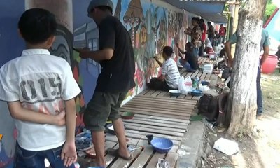 Festival Mural di Dinding Situs Makam