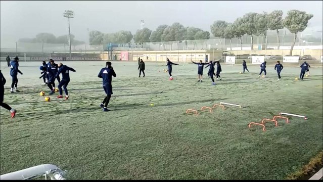 Último Entrenamiento del Real Zaragoza antes de Viajar a Gijón