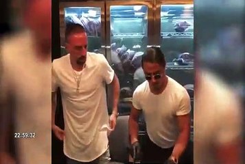Franck Ribéry gastó más de mil euros en filete bañado en oro