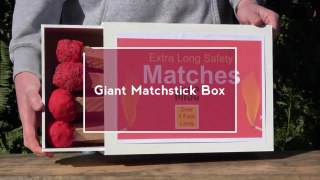 Giant Matchstick Box- Made at Home