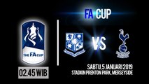 Jadwal Pertandingan Piala FA Tranmere Vs Tottenham Hotspur, Sabtu Pukul 02.45 WIB